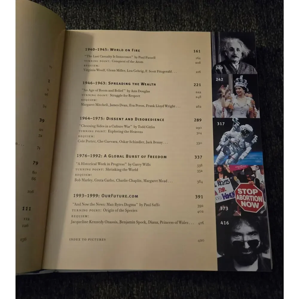 LIFE: Our Century in Pictures (Hardcover, 1999) – Stolley Coffee Table Book
